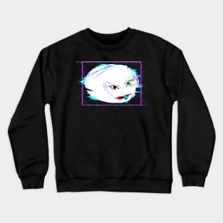 Beautiful Silene Glitch Crewneck Sweatshirt